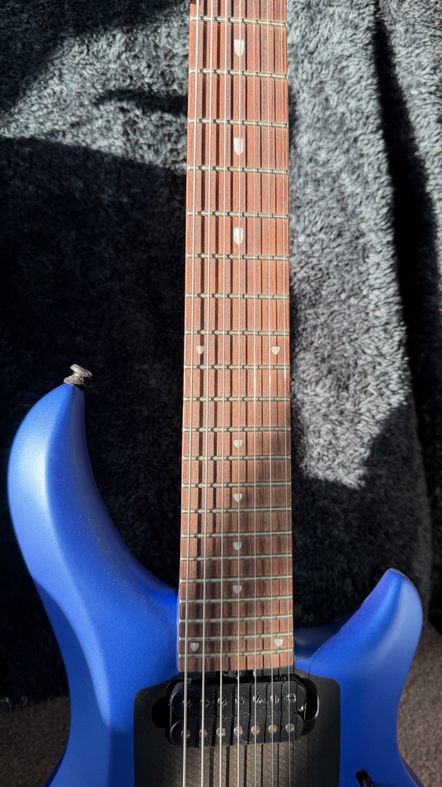 Sterling Music Man John Petrucci Majesty MAJ170 7 String Guitar Sapphire+Gig Bag