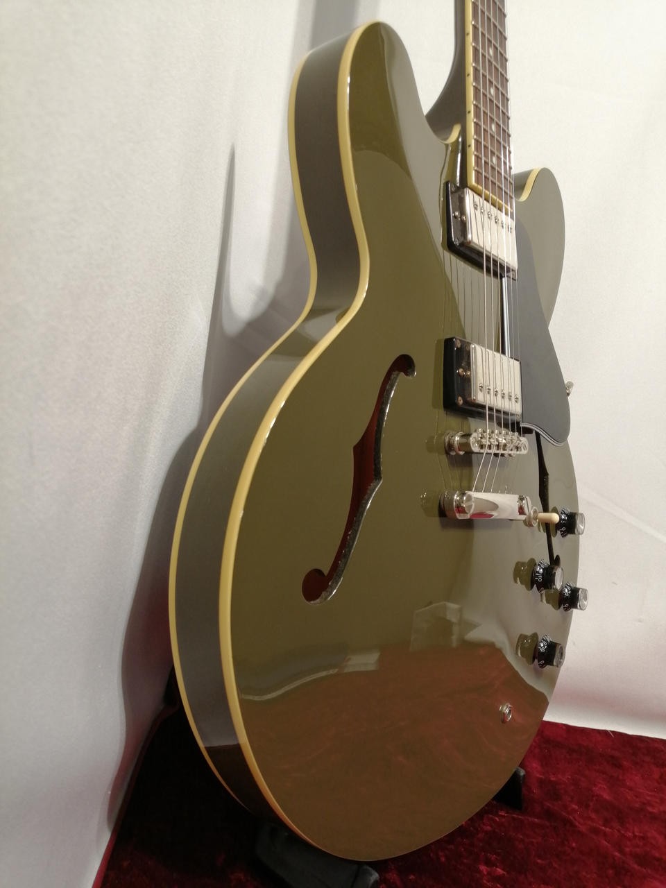 Epiphone Electric Guitar ES-335 IG Olive Drab Green