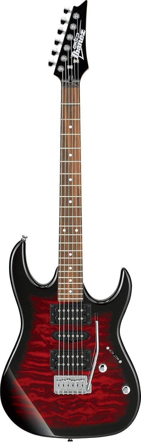 GIO Ibanez Electric Guitar GRX70QA-TRB For beginners Red New