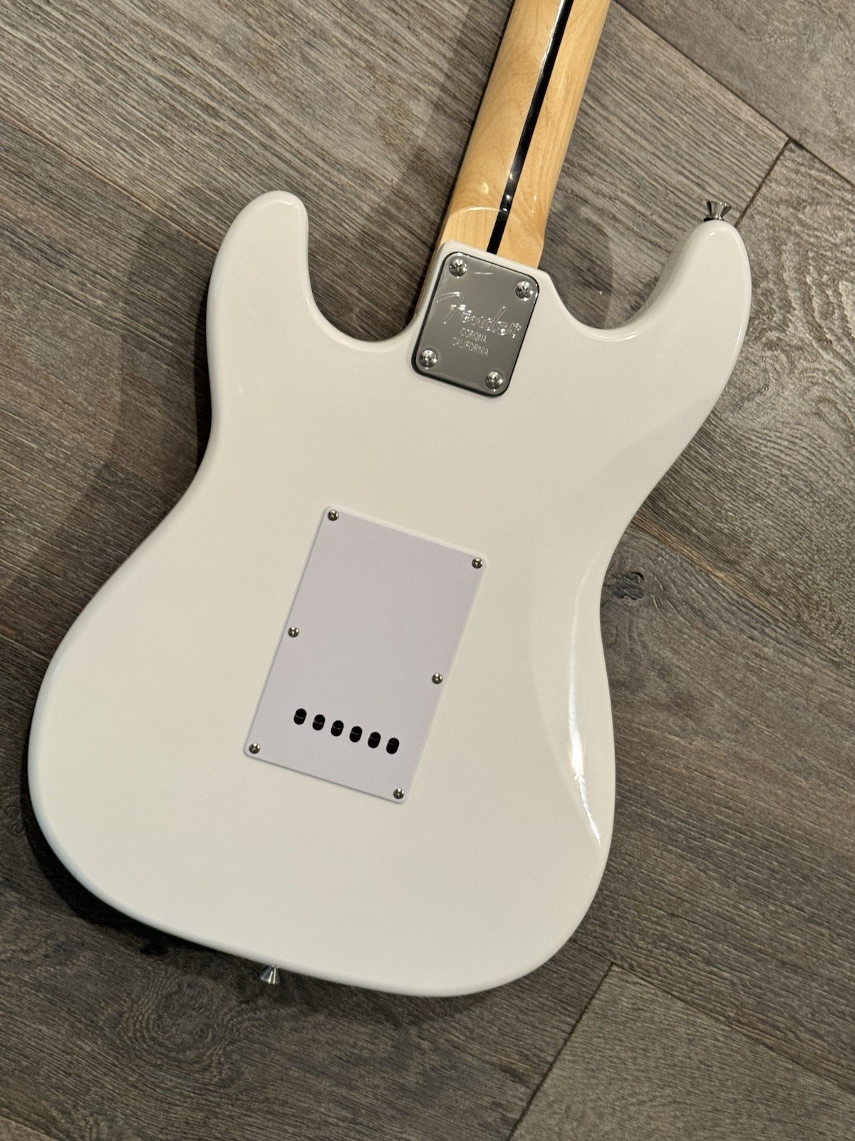 Classic White ST Electric Guitar HSS Pickups