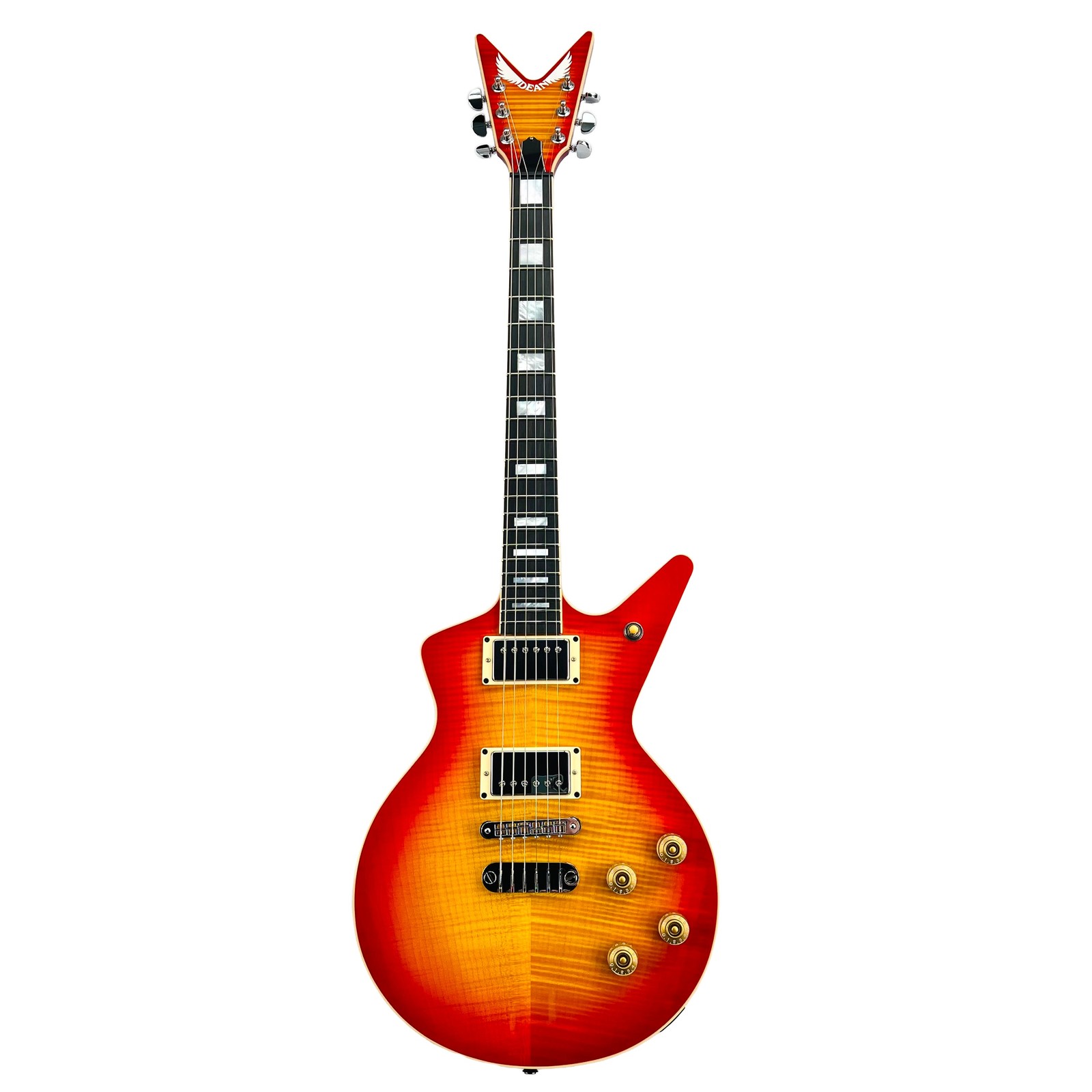 Dean USA Custom Shop Cadillac Flame Top – Trans Cherry Sunburst
