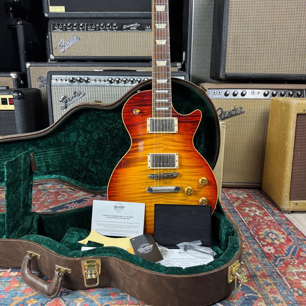 Heritage Custom Shop Core Collection H-150 Artisan Aged Dark Cherry w/OHSC – and