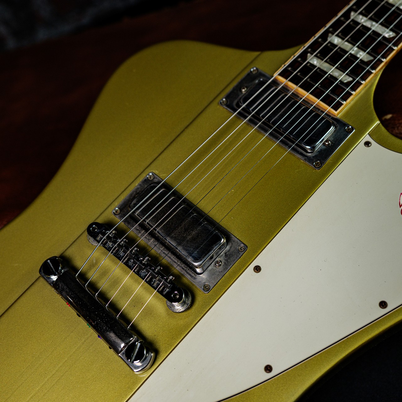 Gibson Custom Shop 1997 Firebird V Golden Mist Poly