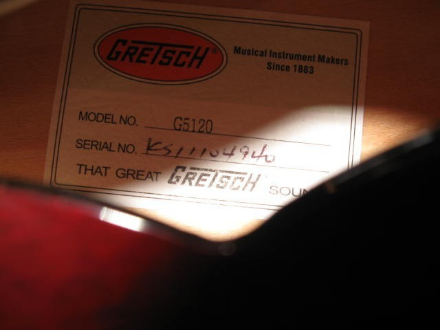 GRETSCH G5120 WALNUT 2011 MINT W/BLACK HARDSHELL CASE #709-2
