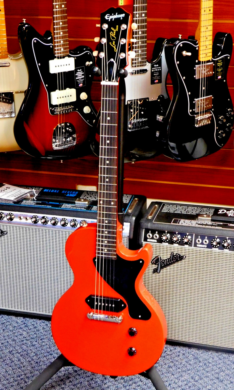 2026 Epiphone Billie Joe Armstrong Signature Les Paul Junior Radiant Red w/Case!