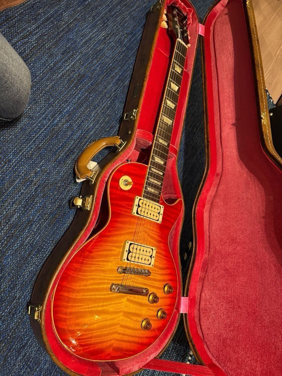 Electric Guitar Gibson Custom Shop 1959 Les Paul Standard R9 2024 Washed Cherry