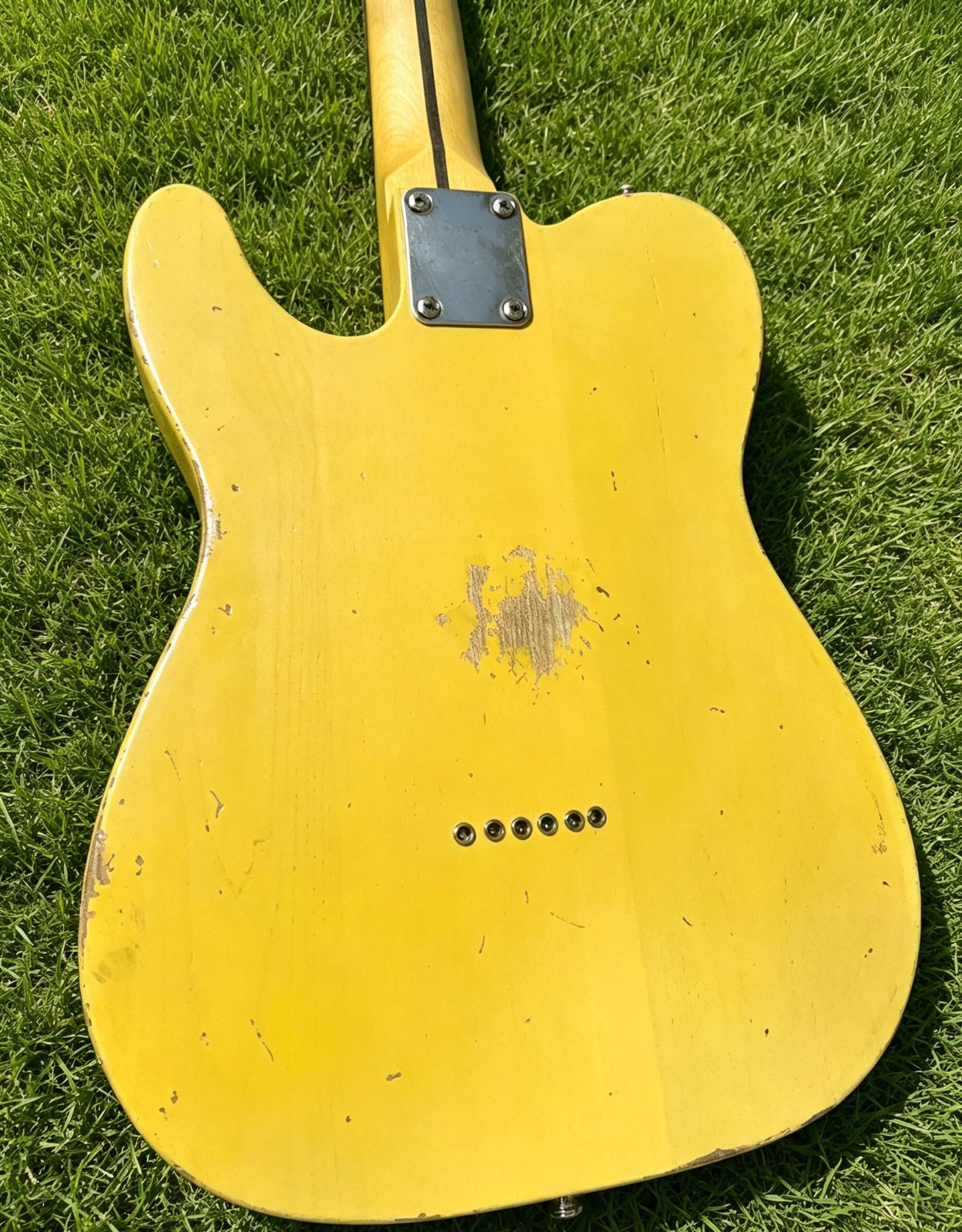 Ship US Butterscotch Blonde TL Electric Guitar Relic Finish Maple Neck