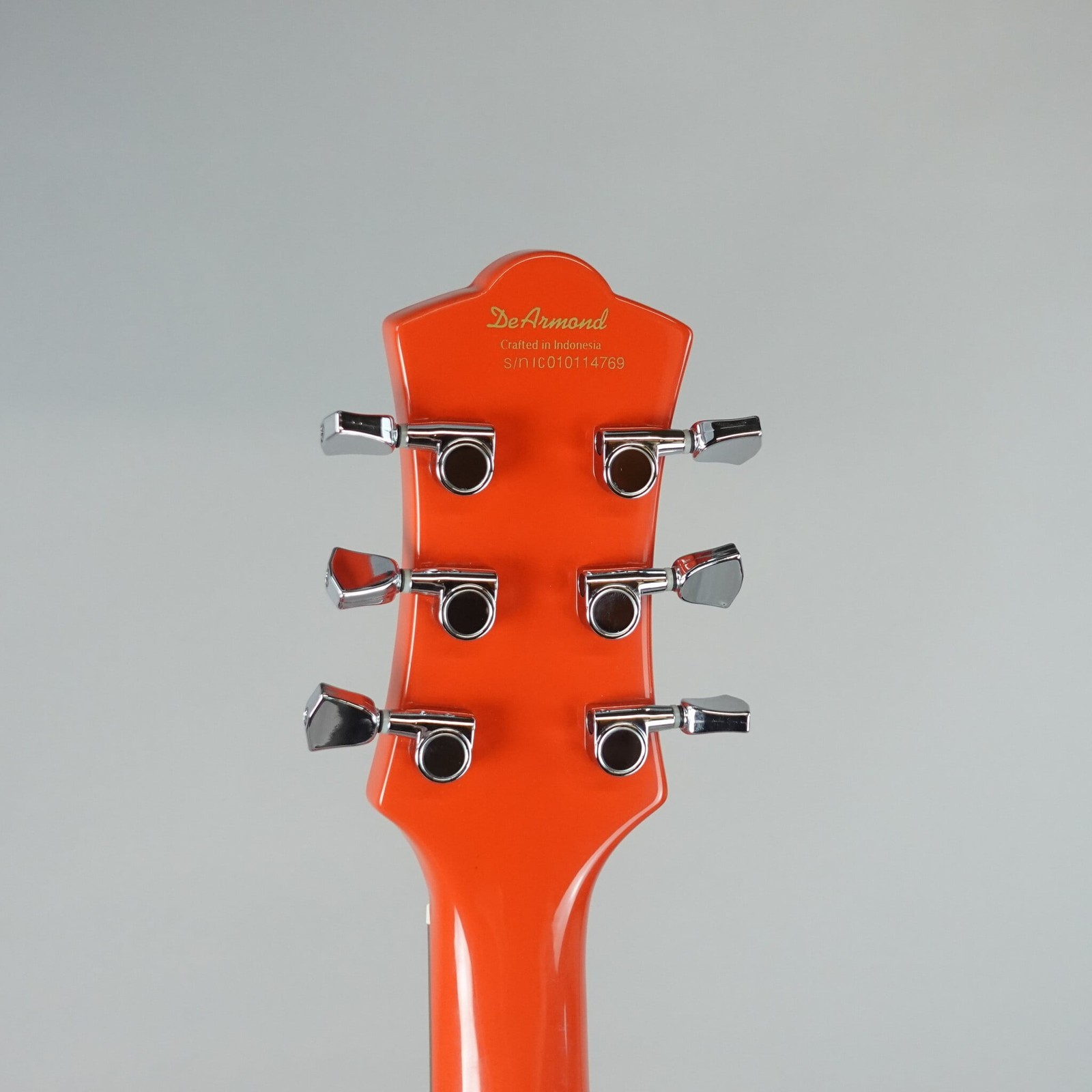 DeArmond M66 Solid Body Electric Guitar – Fiesta Red (Used)