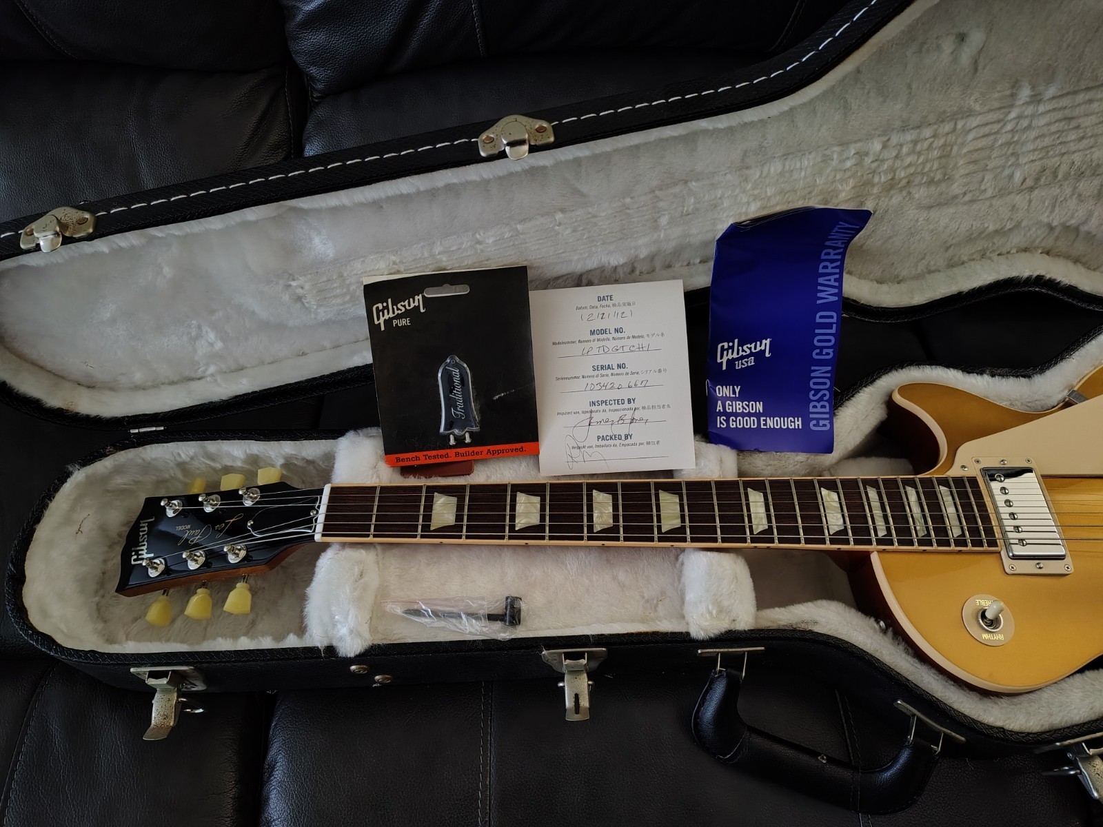 2012 Gibson Les Paul Traditional Goldtop *UNPLAYED*