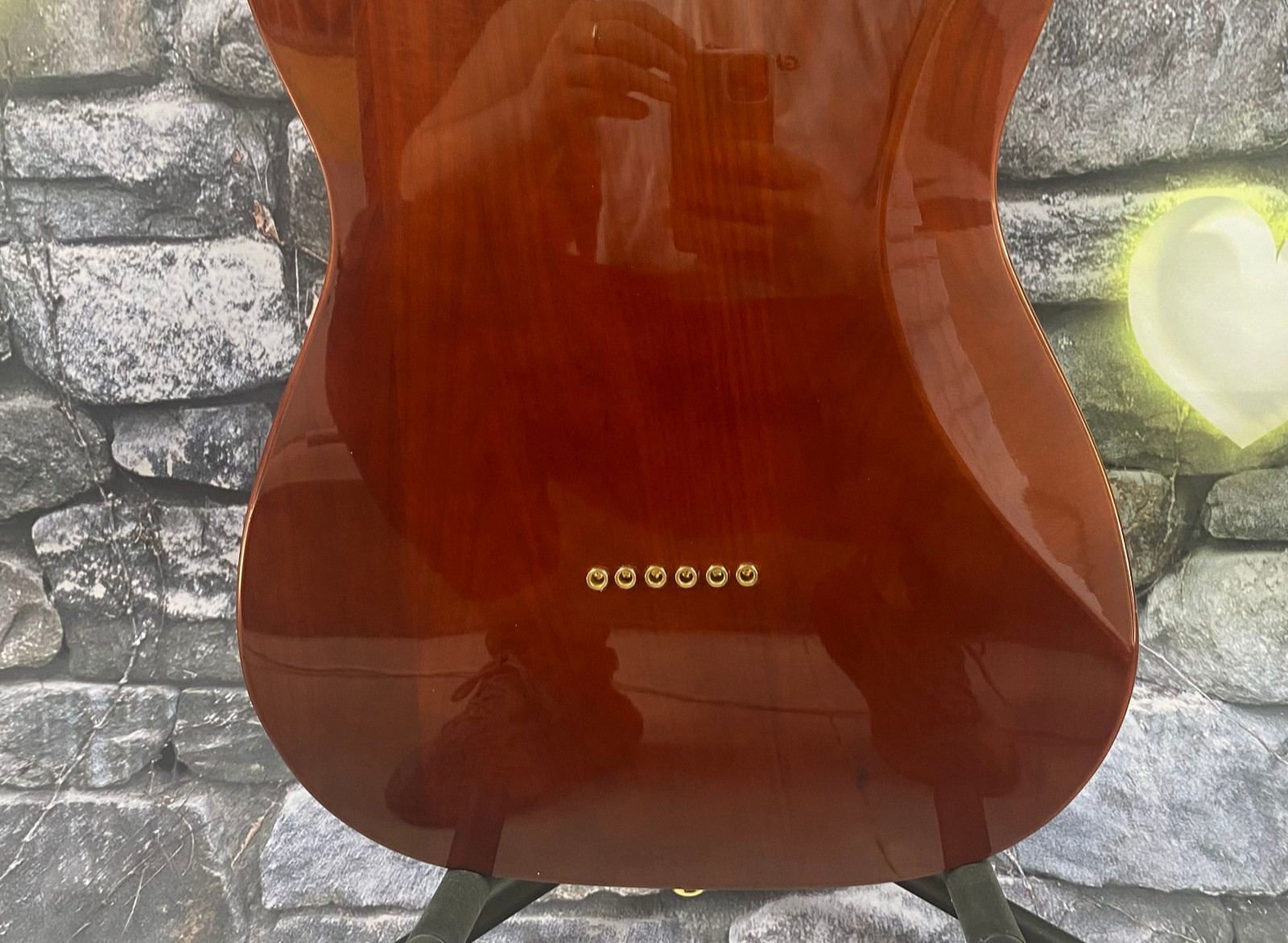 Highly Sought-After Handcrafted Sunset Electric Guitar Gold hardware NEW HOT