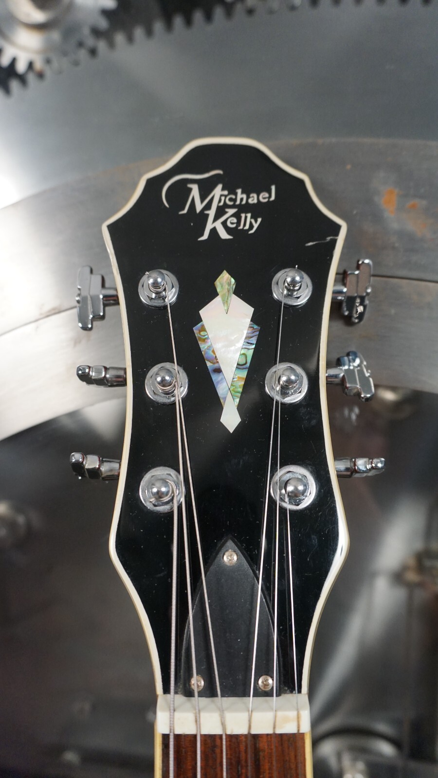 Michael Kelly Semi-Hollow Dual F-Hole HH – Silver Sparkle Korea w/ Bigsby