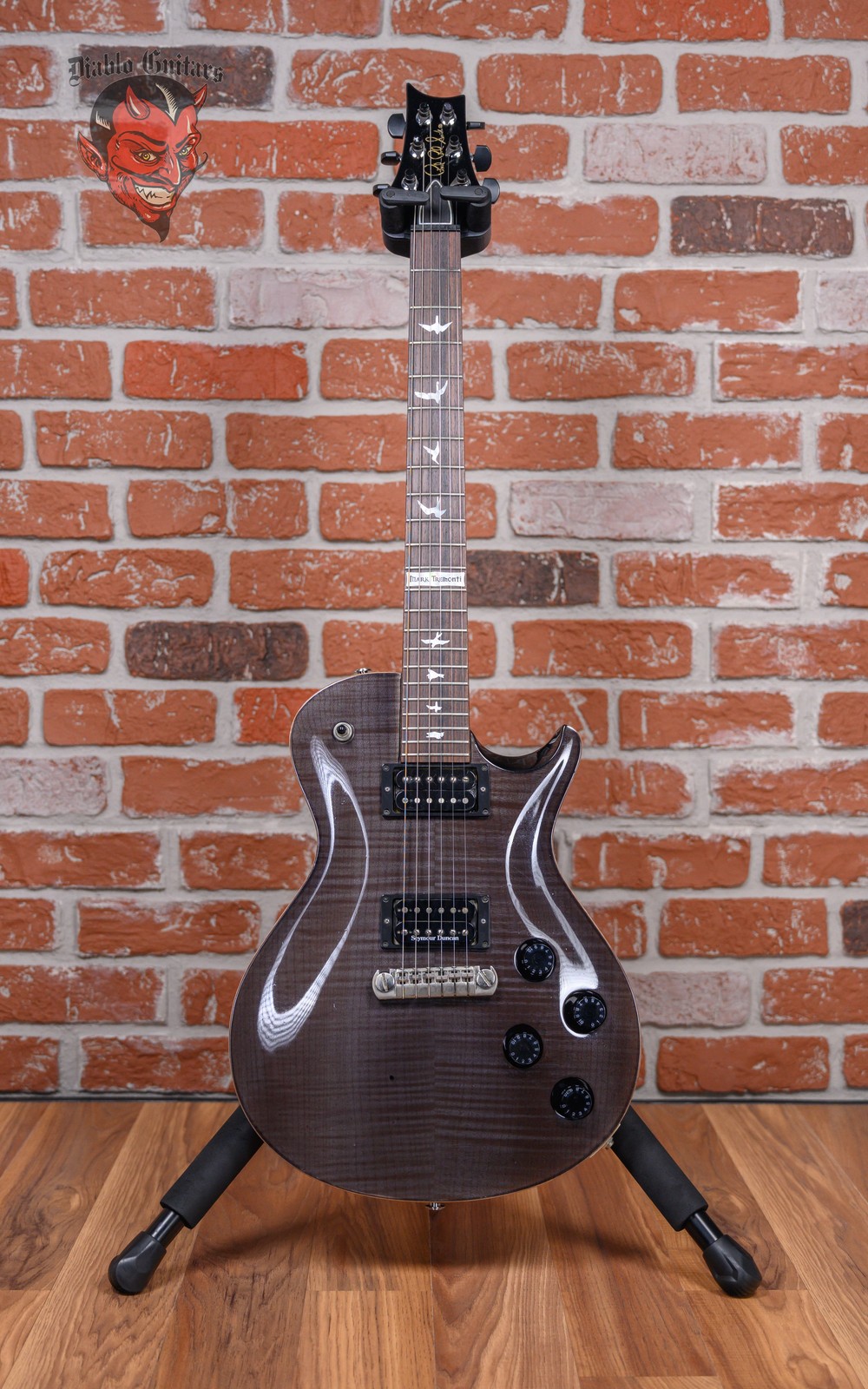 PRS Tremonti Trans black Black Flame Maple Top 2001 w/OHSC (Top Refin)