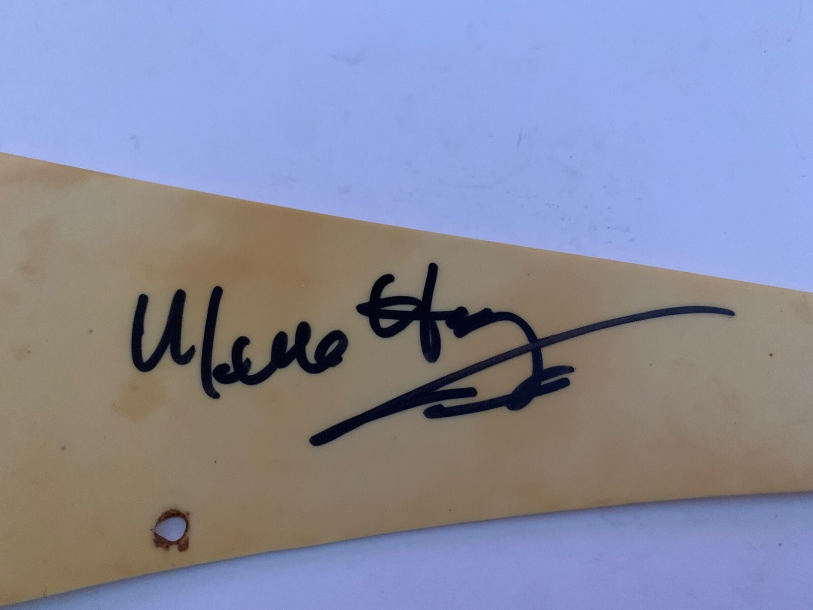 Merle Haggard Autographed Signed LARGE VINTAGE Guitar Pickguard PSA Certified