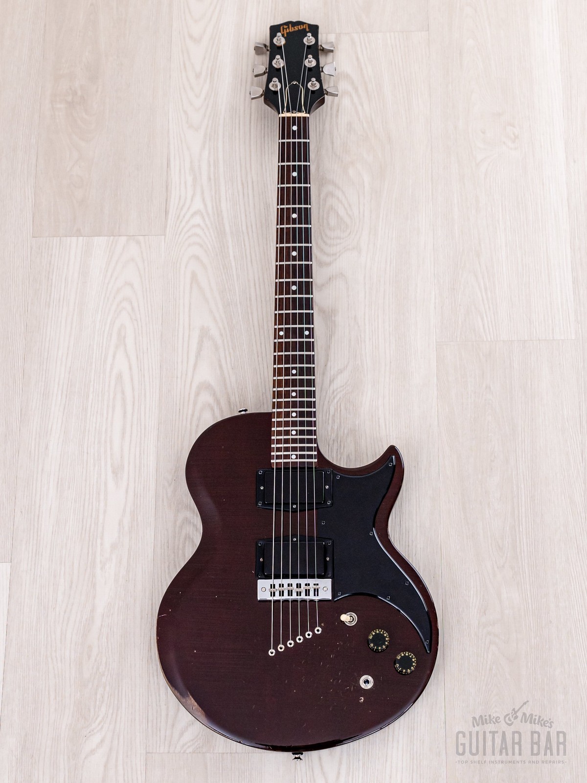 1976 Gibson L6-S Deluxe Vintage Electric Guitar Wine Red, 100% Original w/ Case