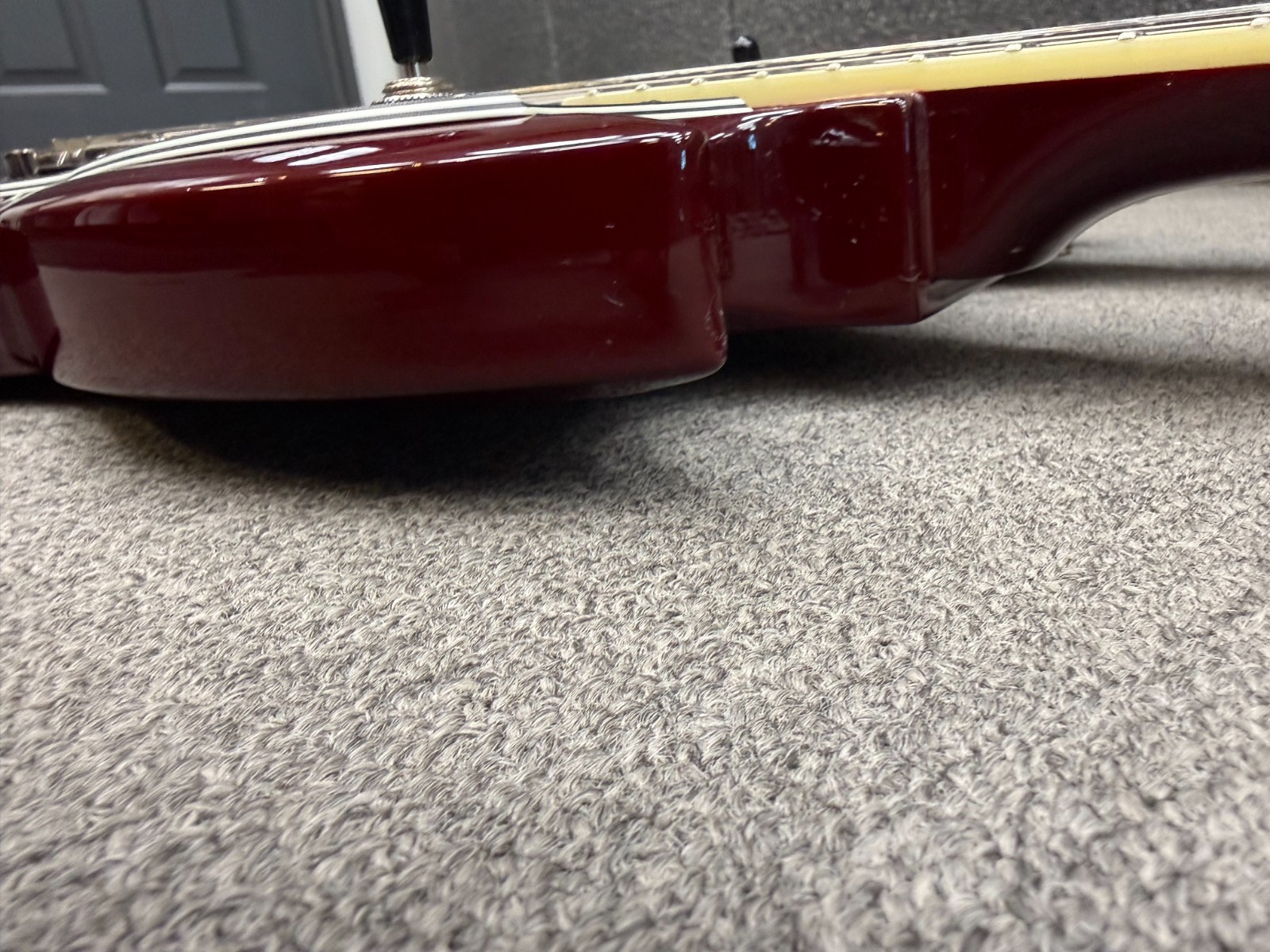Epiphone G-1275 Double Neck Electric Guitar Cherry w/Original Case EXCELLENT! –