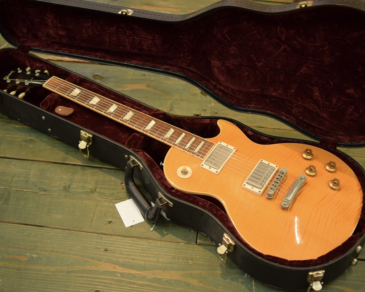 Gibson Les Paul Standard Plus Top Trans Amber Urasoe Store No.DG710
