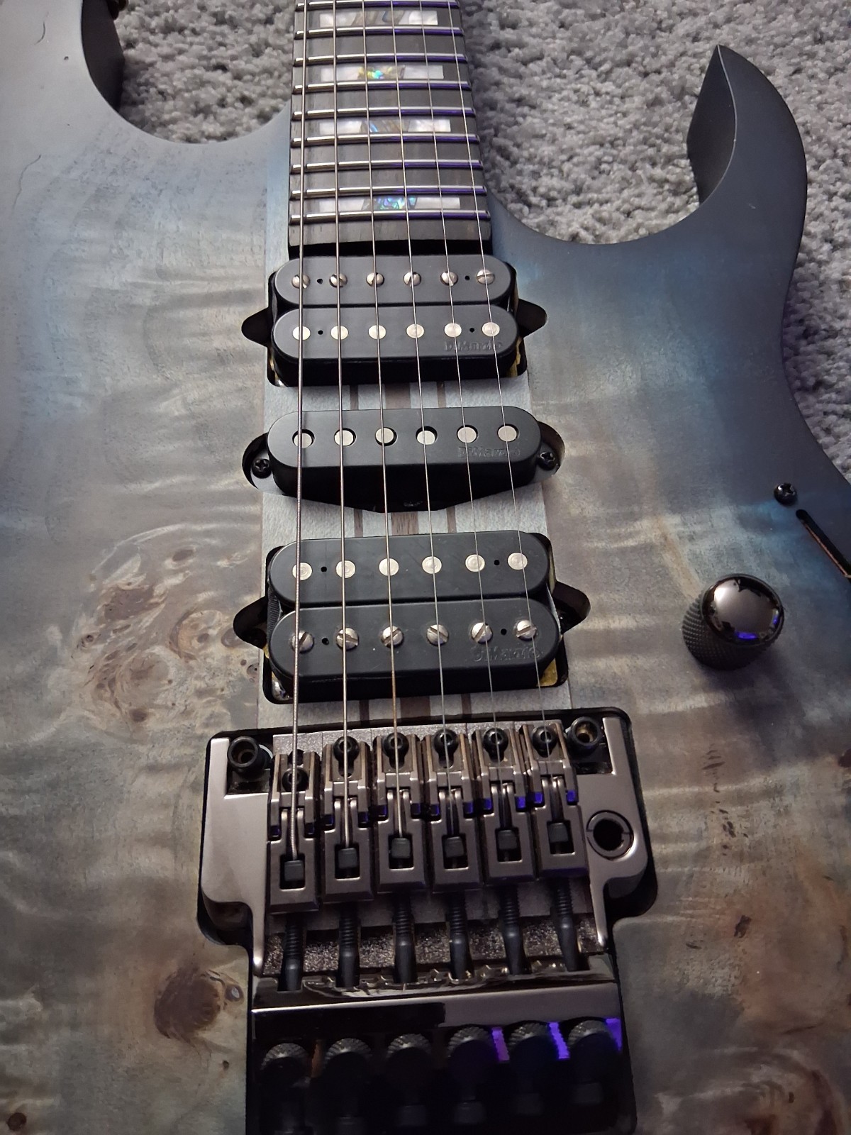 2024 Ibanez Premium RGT1270PB Guitar Cosmic Blue Starburst Flat Electric Guitar