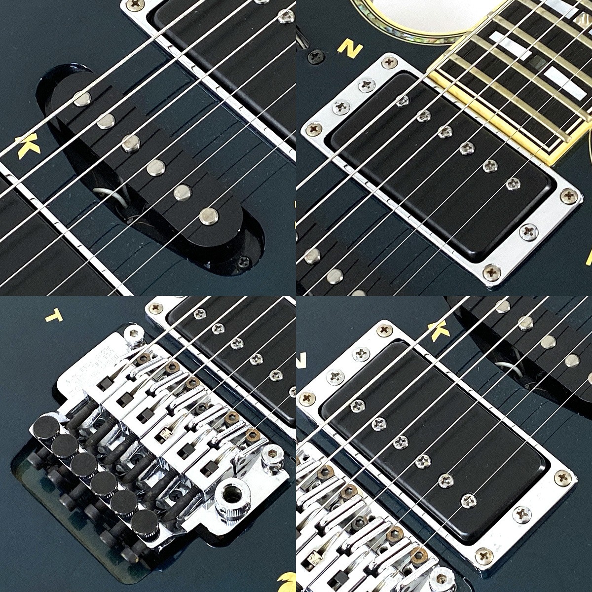 Yamaha SG-T2 Electric Guitar See Thru Navy Gold Hardware w hardcase