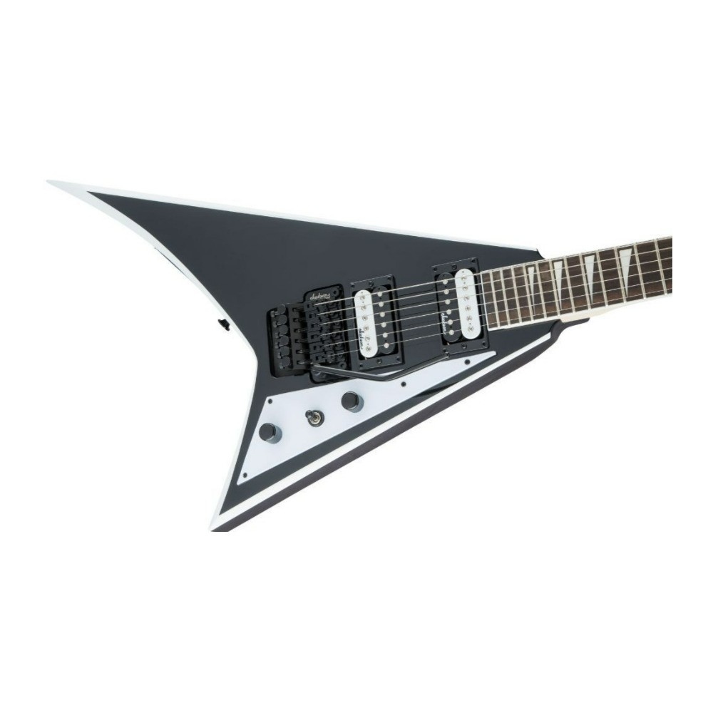 Jackson JS Series Rhoads JS32 6 String Black with White Bevels Electric Guitar