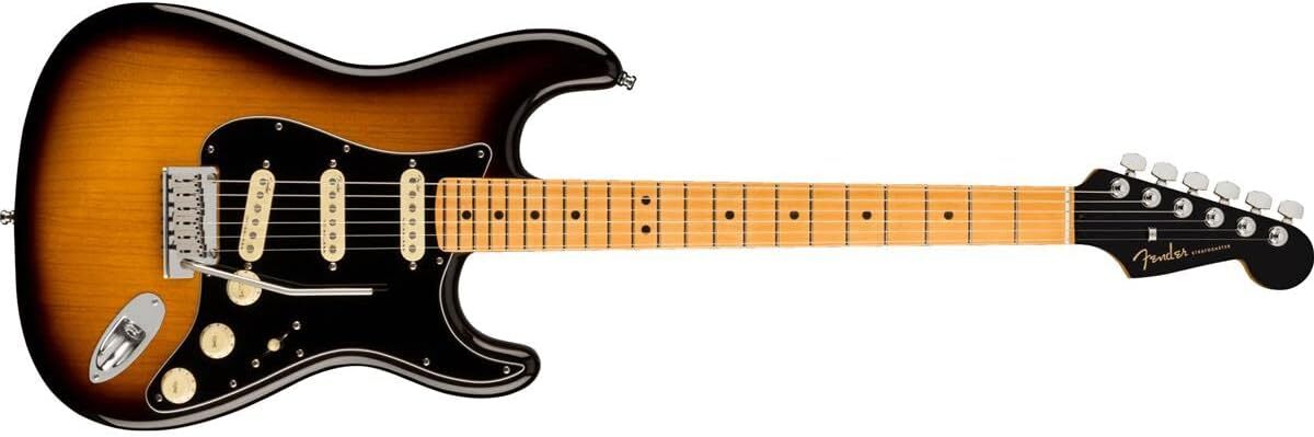 Fender American Ultra Luxe Stratocaster Maple 2-Color Sunburst Electric Guitar