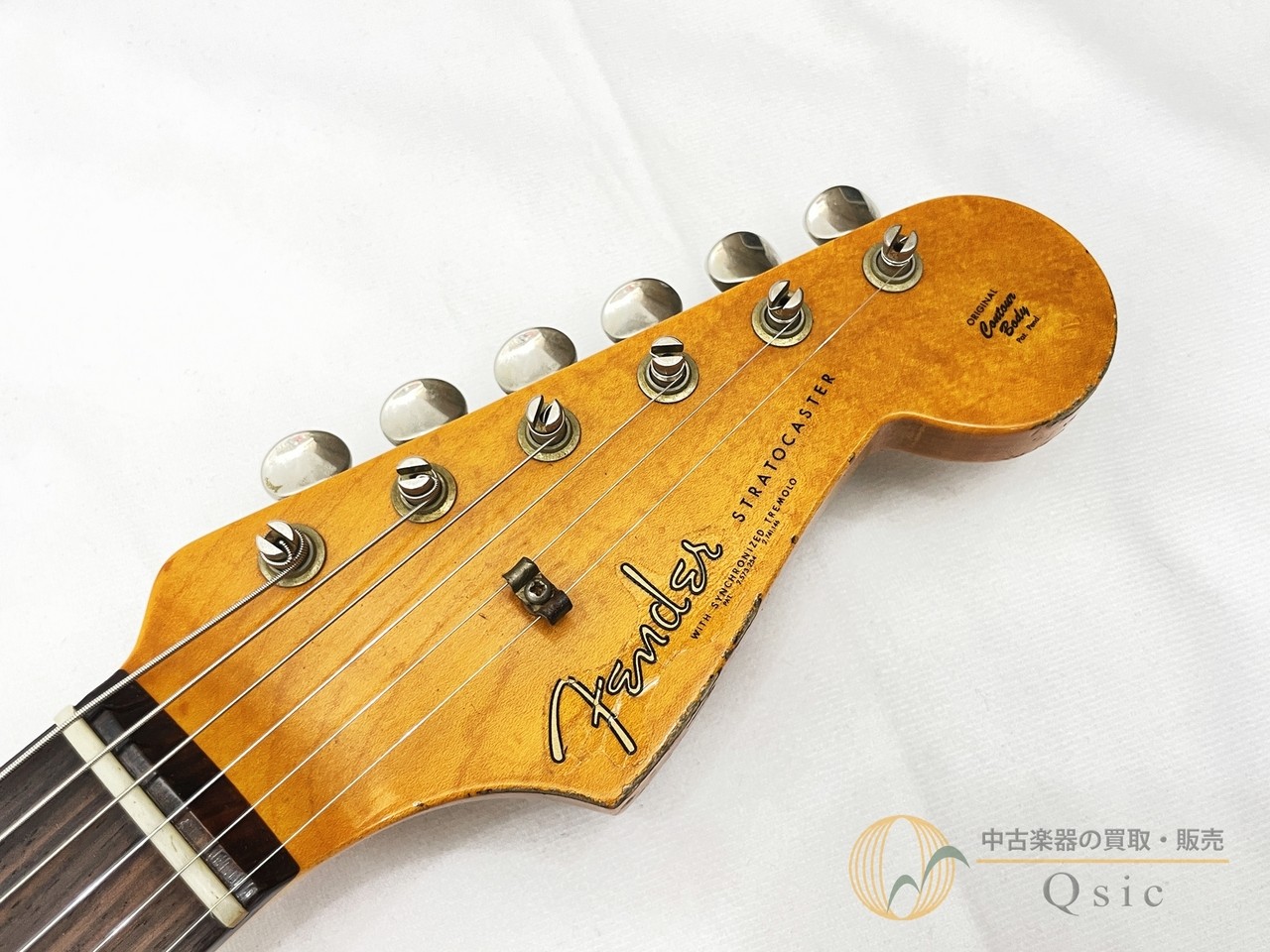Fender 1961 Stratocaster Heavy Relic Graffiti Yellow 2022 Used Electric Guitar