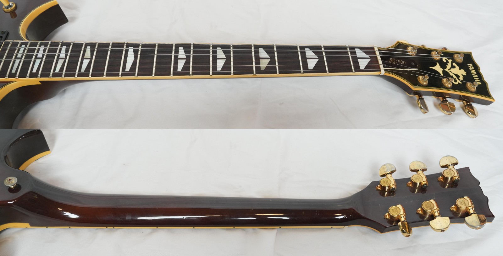 YAMAHA SG1500 Brown, 1980s mid-range model, made in Japan, vintage.