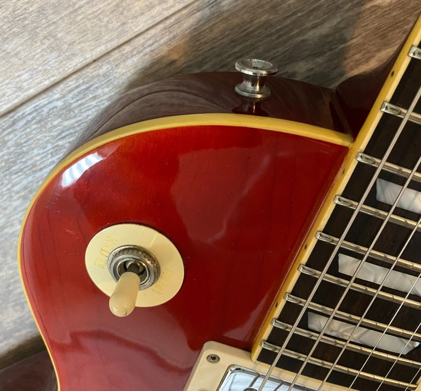 Orville By Gibson Electric Guitar Les Paul Stand Cherry Sunburst LPS-75 Used