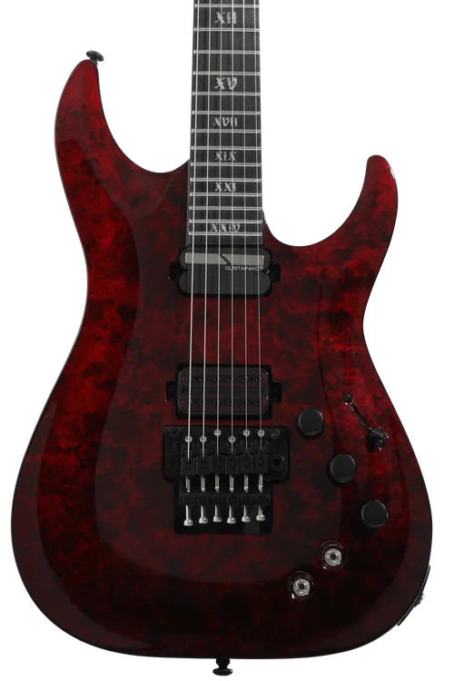 Schecter C-1 FR-S Apocalypse Electric Guitar – Red Reign
