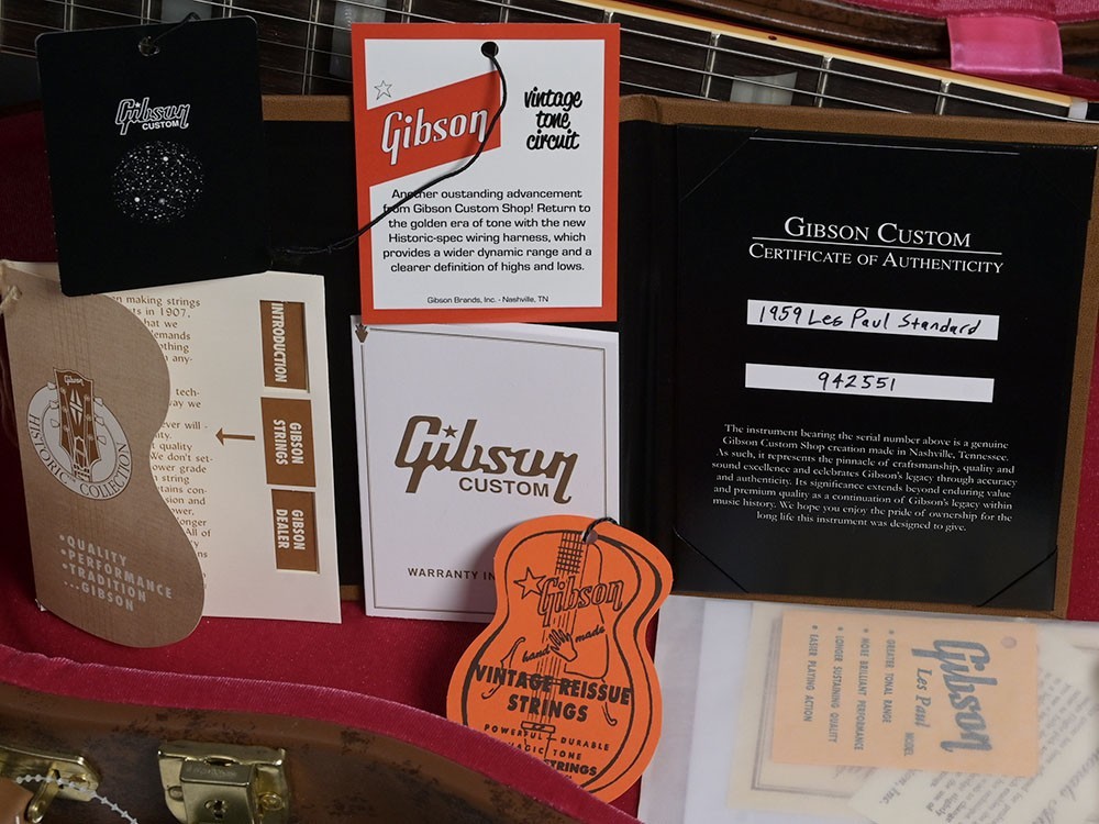 Gibson Les Paul 1959 Standard Reissue VOS Washed Cherry Sunburst