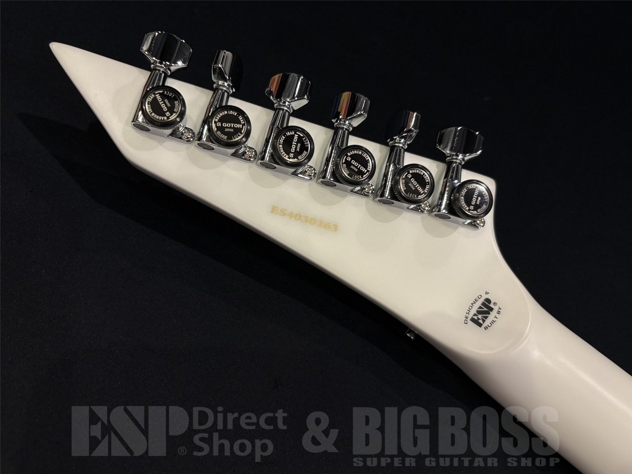 E-II SV White w Black Stripes