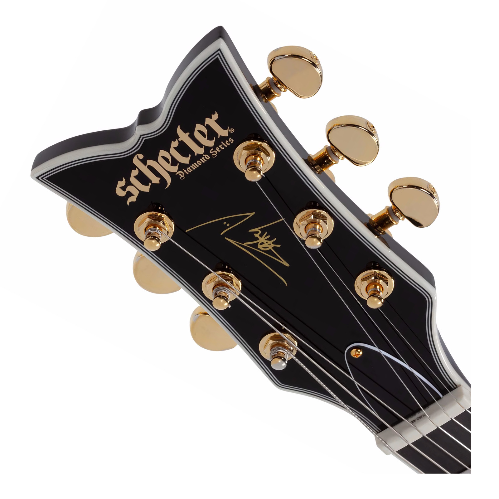 Schecter ZV-H6LLYW66D-S Zacky Vengeance Signature Guitar – Gloss Black