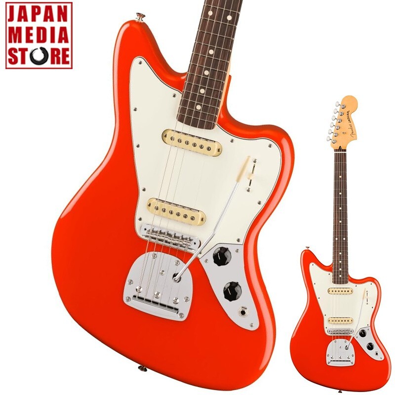 Fender Player II Jaguar Coral Red Electric Guitar Brand NEW