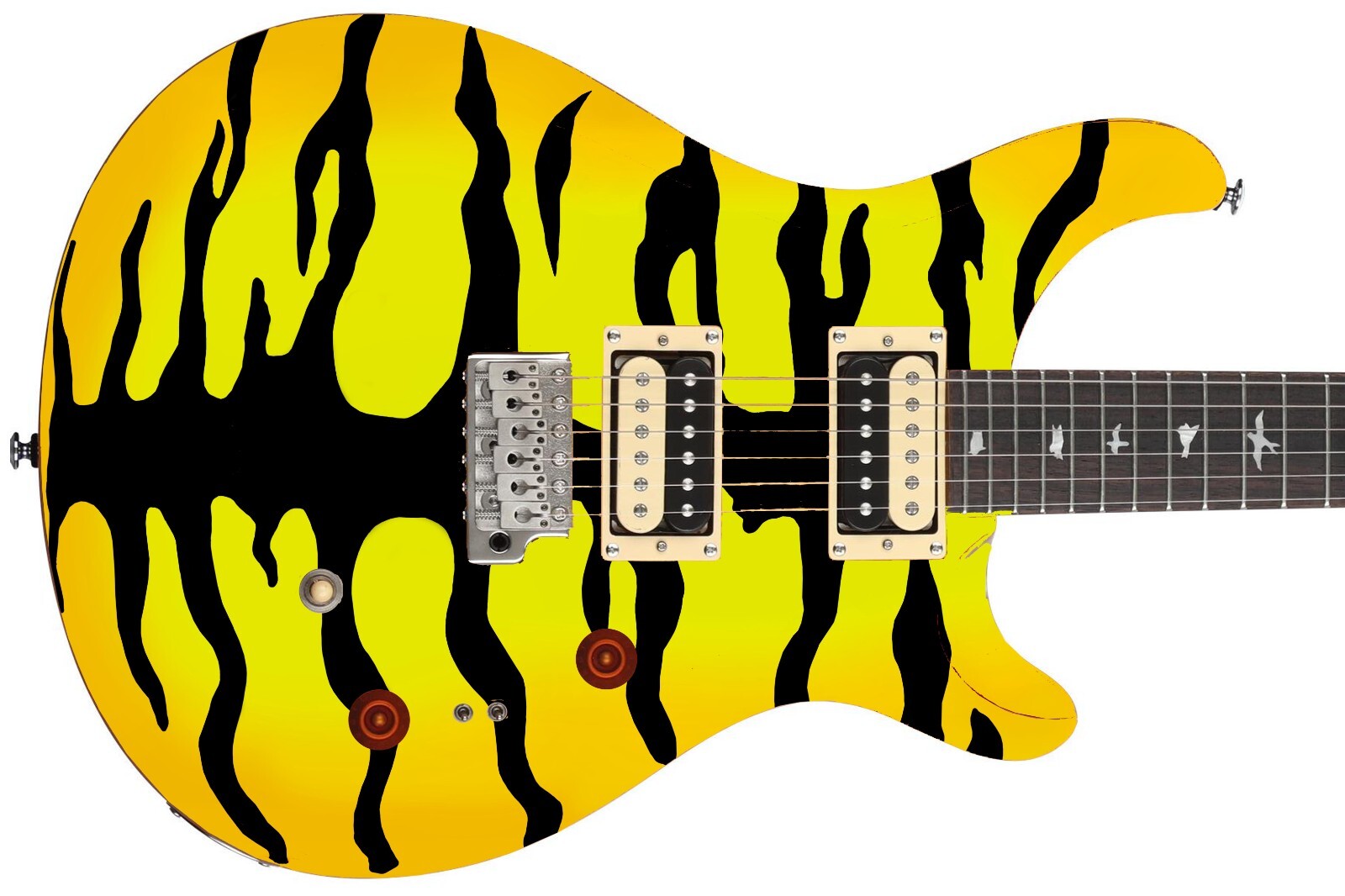 Guitar Skin Wrap Axe Reface Iconic 80’s Vivid Bengal Tiger 8 Bursts – 1222