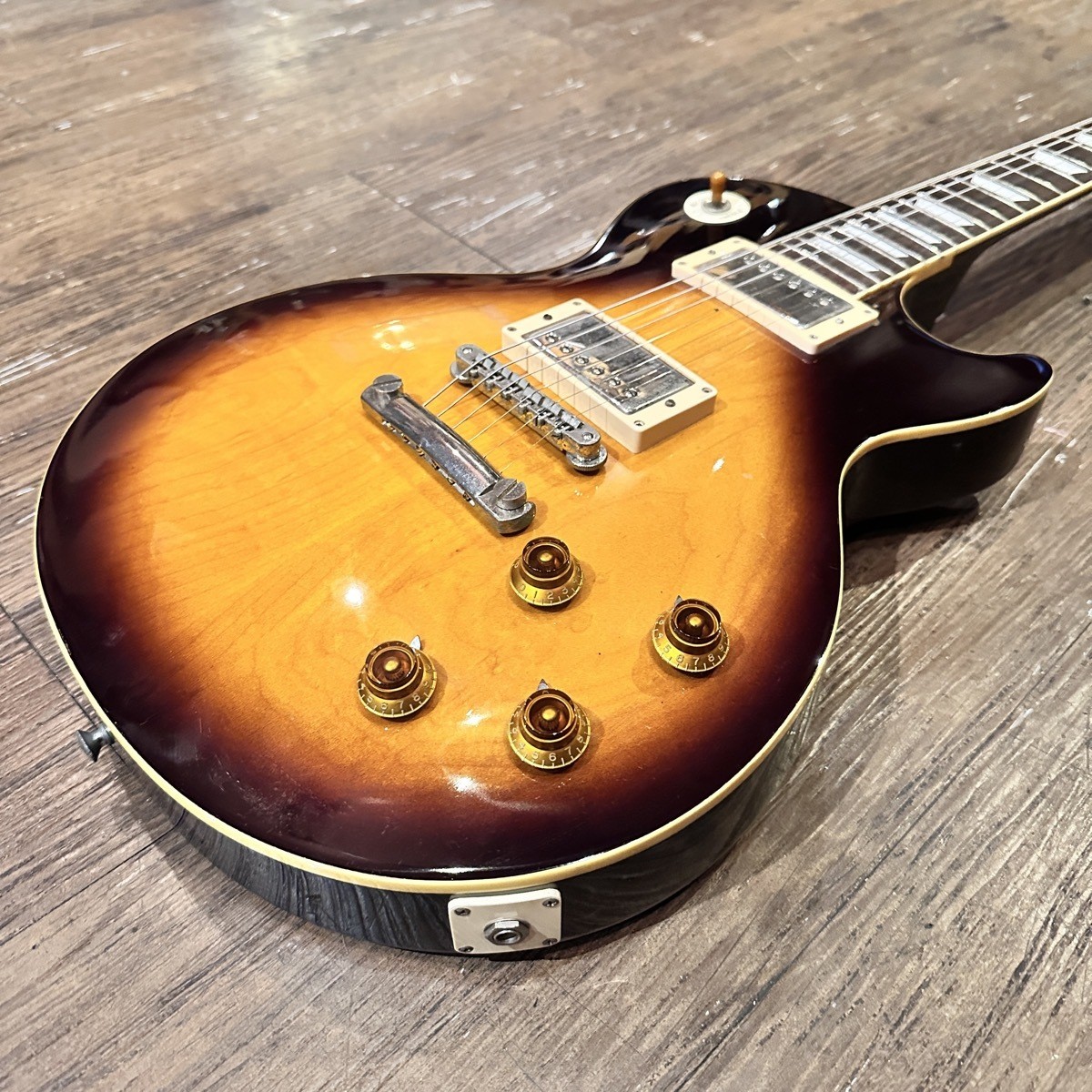 Burny RLG-50 59 Super Grade Les Paul Tobacco Burst 1980s MIJ Flame Maple Japan