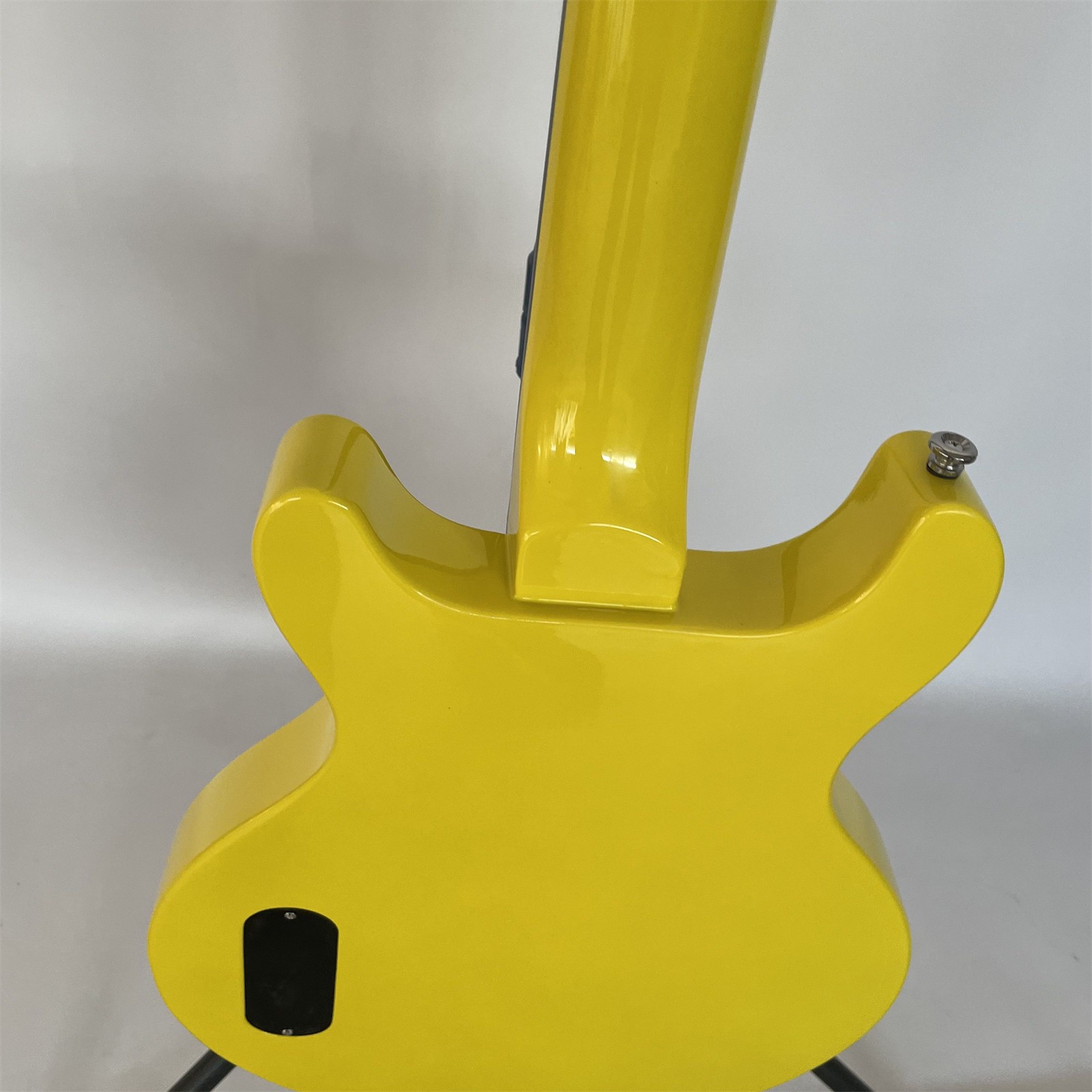 Electric Guitar Solid Body P90 Pickup Junior Yellow Mahogany Rosewood Fretboard