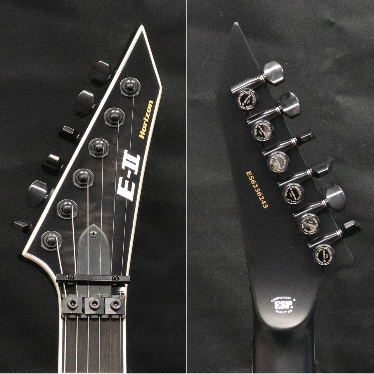 E-II HORIZON FR-II See Thru Black Sunburst Electric Guitar