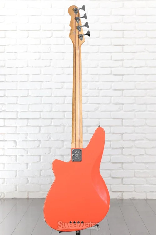 Reverend Mercalli 4-string Electric Bass Guitar – Feisty Red with Rosewood
