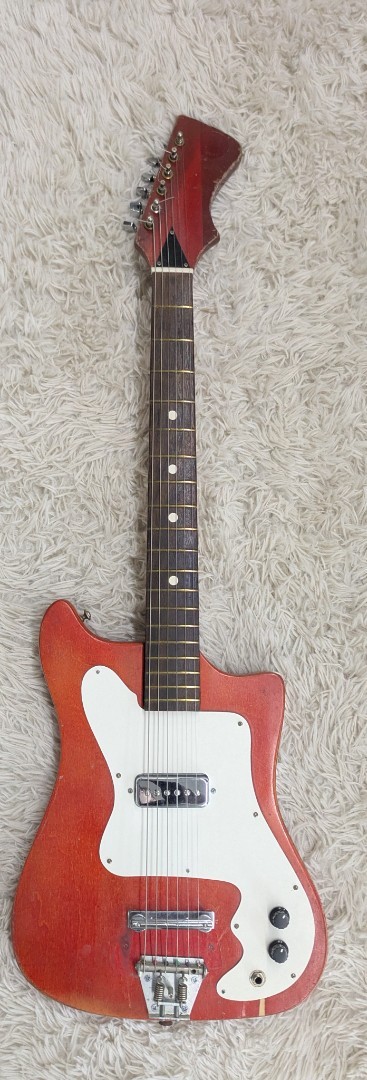 Vintage Kay Vanguard Single Pickup Solid Body Electric Guitar w/Case – 1960s