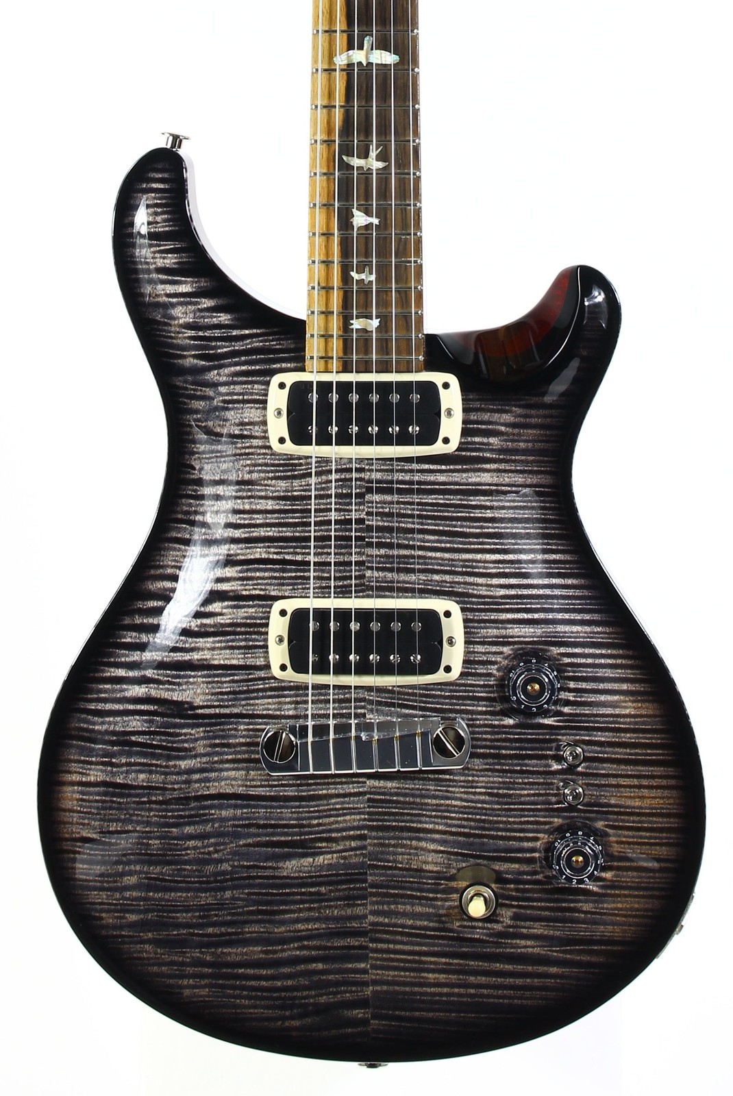 2025 PRS Charcoal Phoenix Limited Edition Private Stock Grade Curly Maple Top