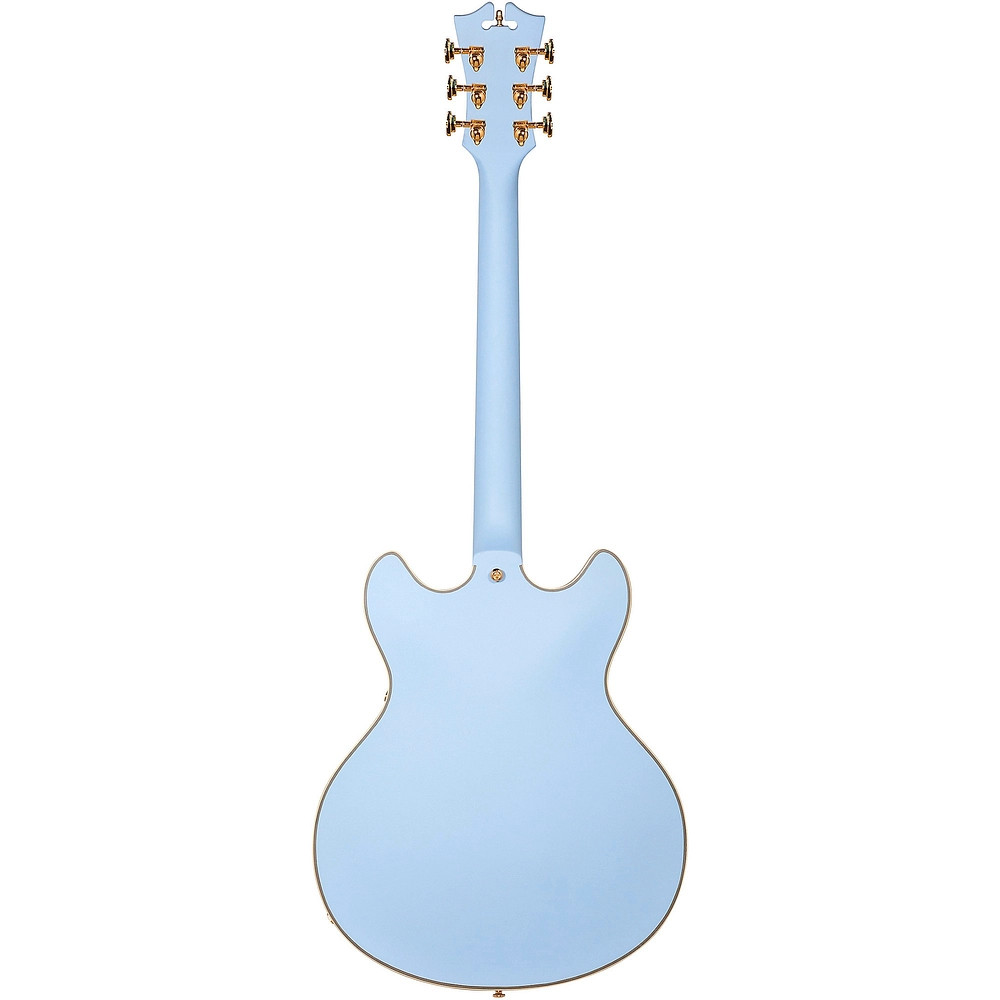 D’Angelico Deluxe LE DC Non FHole SemiHollowbody Blue Tortoise Refurbished