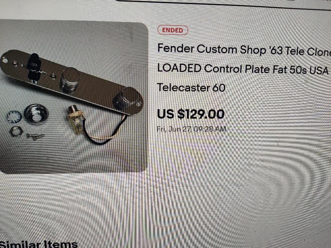 Fender Snakehead Telecaster 16 inch radius NECK FREE SHIPPING.