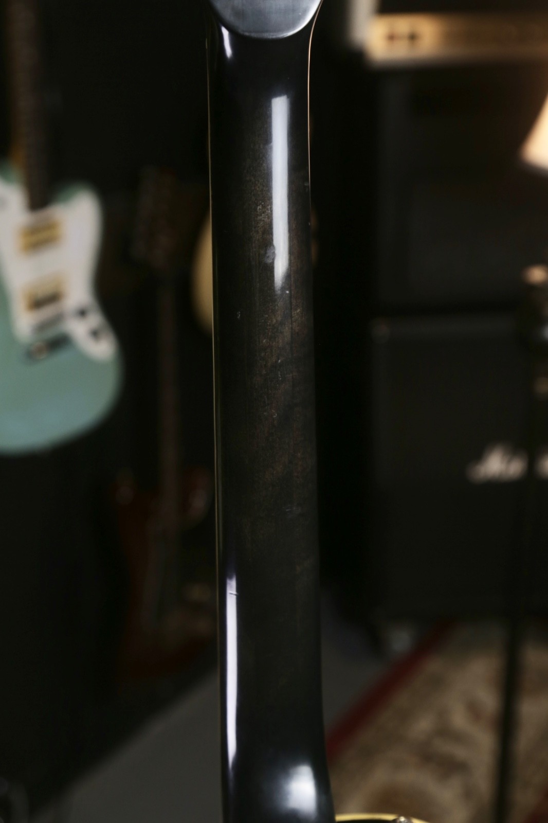 Rare 1970s Aria Pro II Les Paul Custom, Made in Japan – Transparent Black
