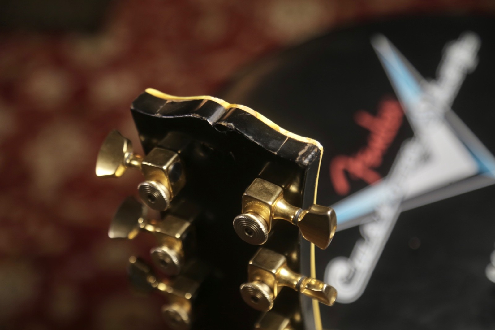 Rare 1970s Aria Pro II Les Paul Custom, Made in Japan – Transparent Black