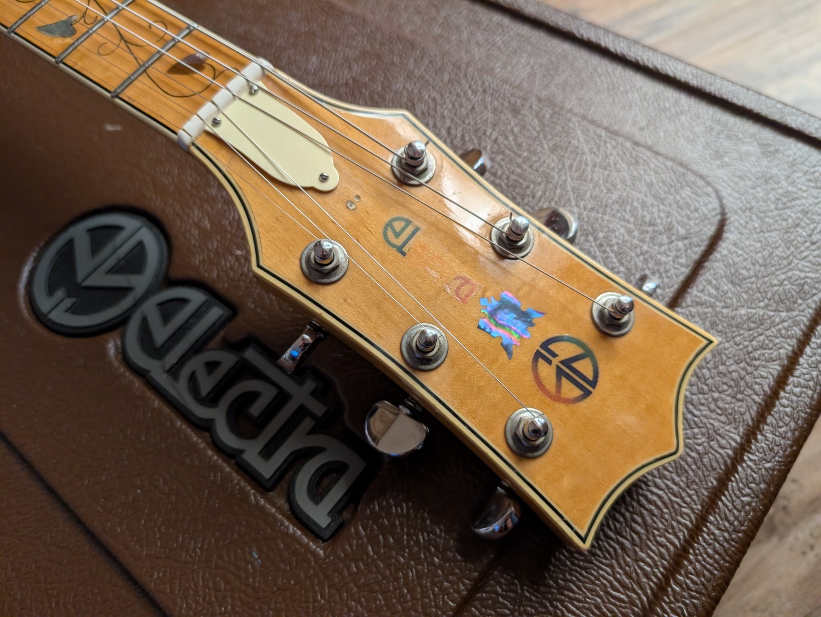Electra 2258 Tree Of Life Set Neck Electric Guitar ?Prototype? 1970s W/OHSC
