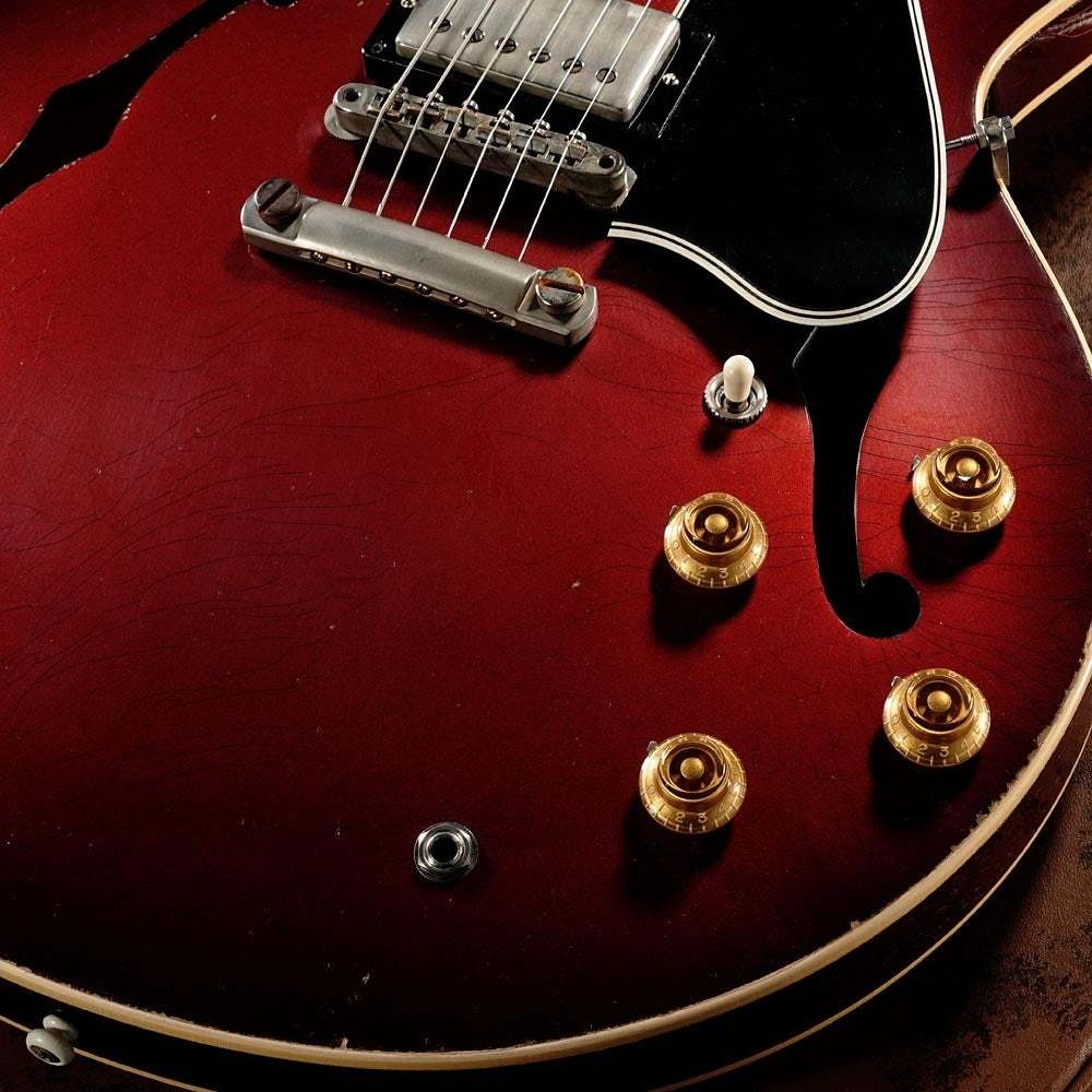 Gibson Custom Shop Murphy Lab 1959 Es-335 Reissue Heavy Aged Candy Apple Red Saf