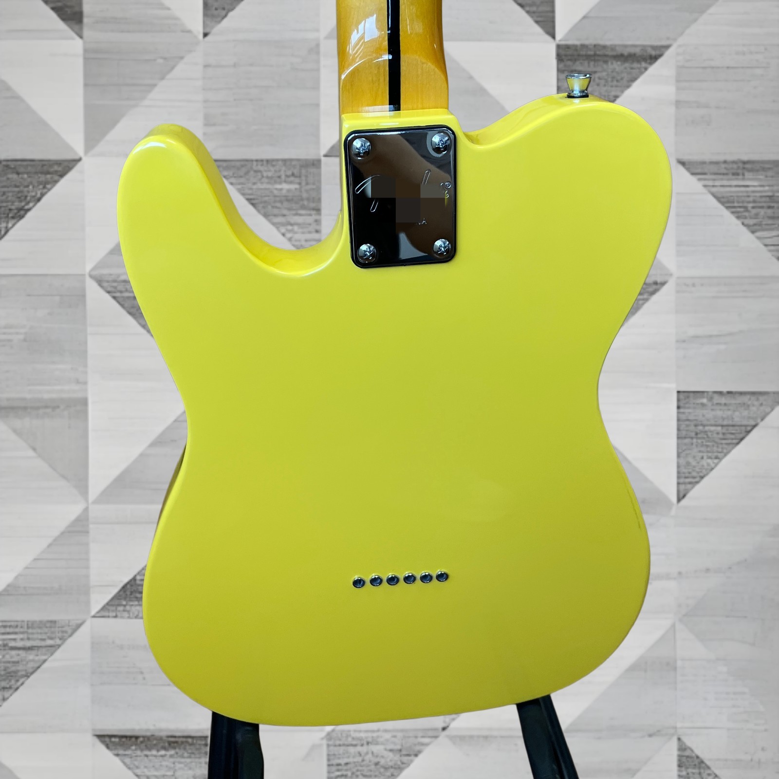 US Ship Bright Yellow Classic TL Electric Guitar Chrome Hardware Maple Fretboard