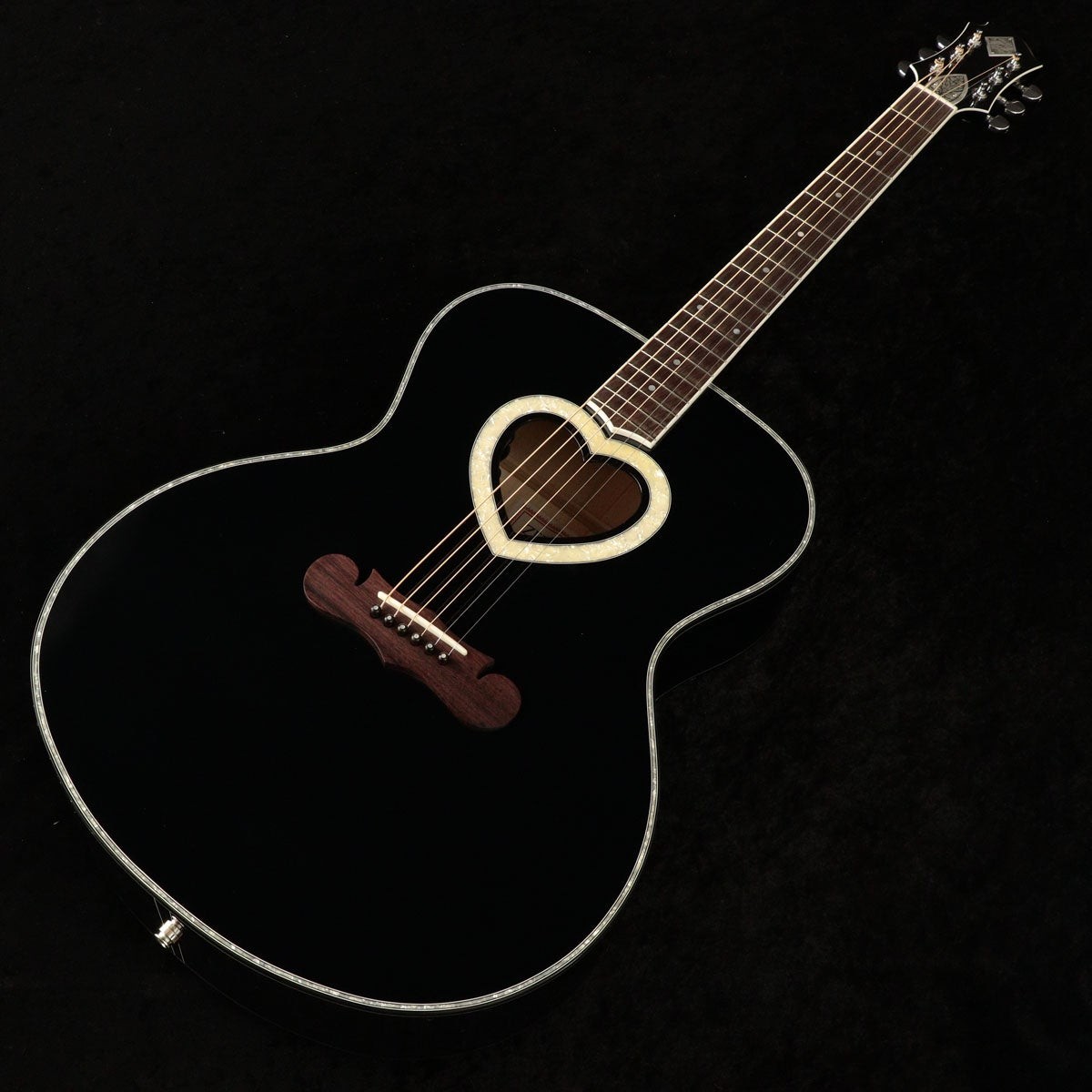Zemaitis AAJ-2500HPH-E BK Jumbo Acoustic-Electric Guitar Used