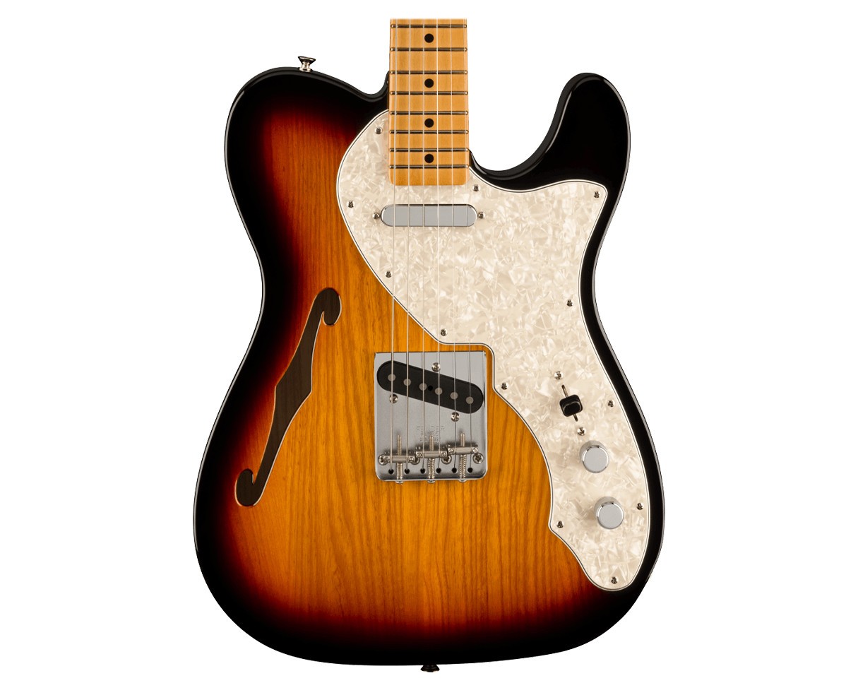 Used Fender Vintera II 60s Telecaster Thinline – 3-Color Sunburst w/Maple FB