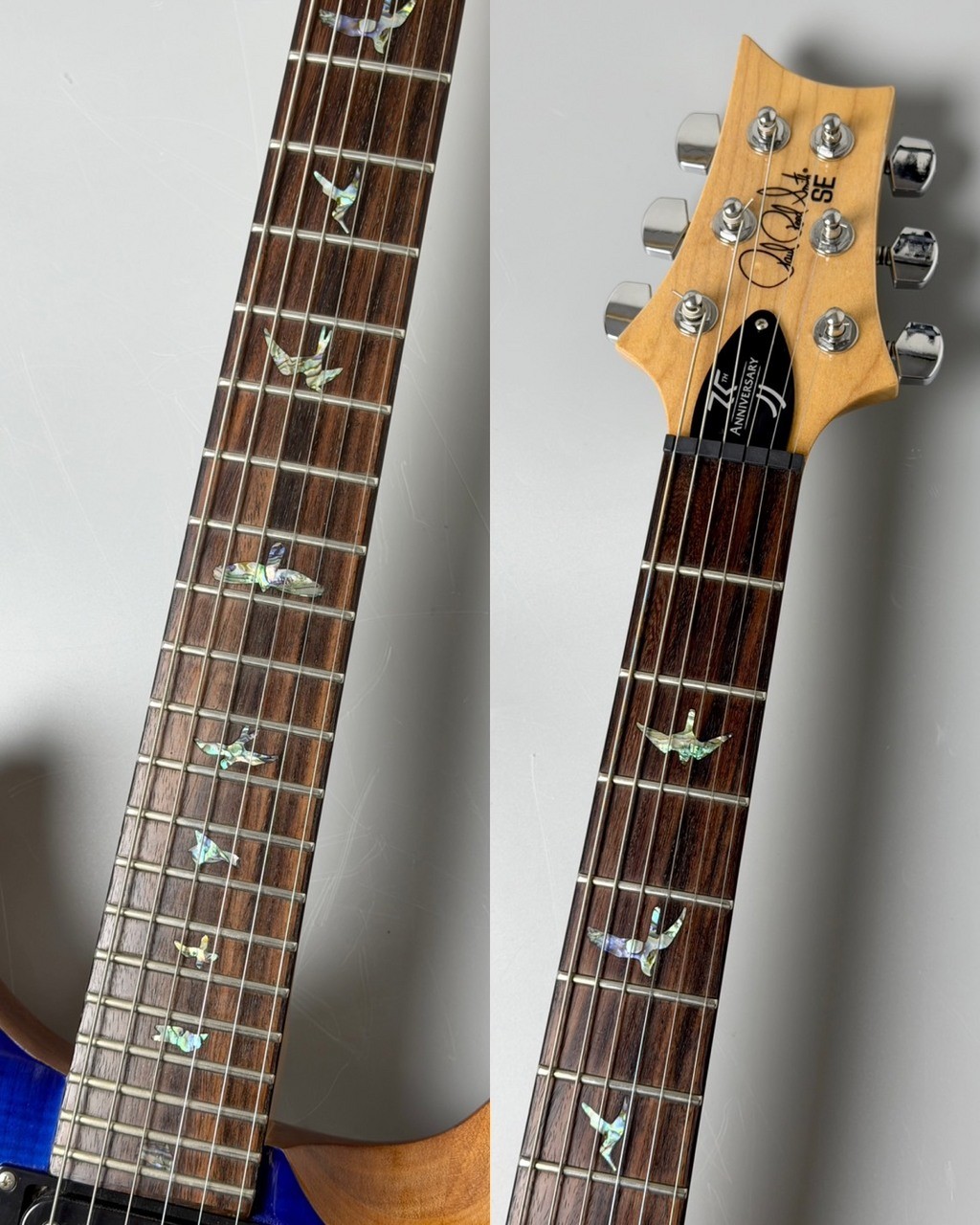 Paul Reed Smith prs 35TH Se CUSTOM24 -FADED Blue BURST- Used Electric Guitar