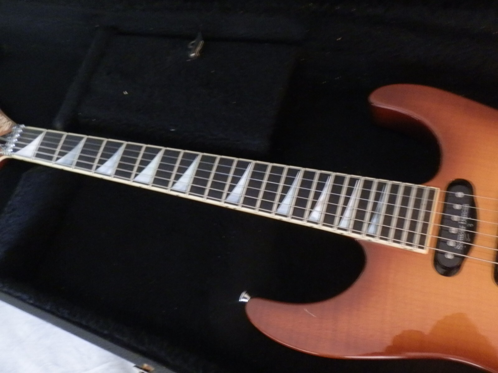JACKSON CUSTOM SHOP USA SELECT SERIES SL-1 FLAME TOP W/OHSC DROP DEAD GORGEOUS